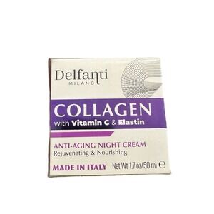Delfanti Milano Collagen with Vitamin C & Elastin Anti-Aging Night Cream 1.7‎ oz